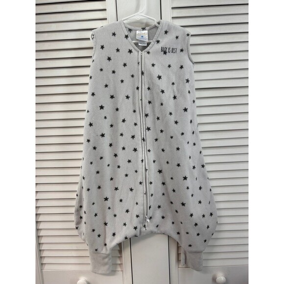 Halo 12-18M grey star fleece walker wearable  blanket - Picture 1 of 5